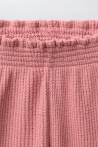 RUFFLED WAFFLE CULOTTES