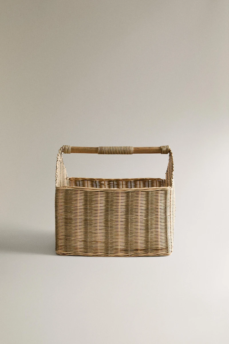 KIDS STRIPED HOUSE BASKET