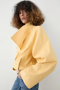 100% cotton bomber jacket with side fastening
