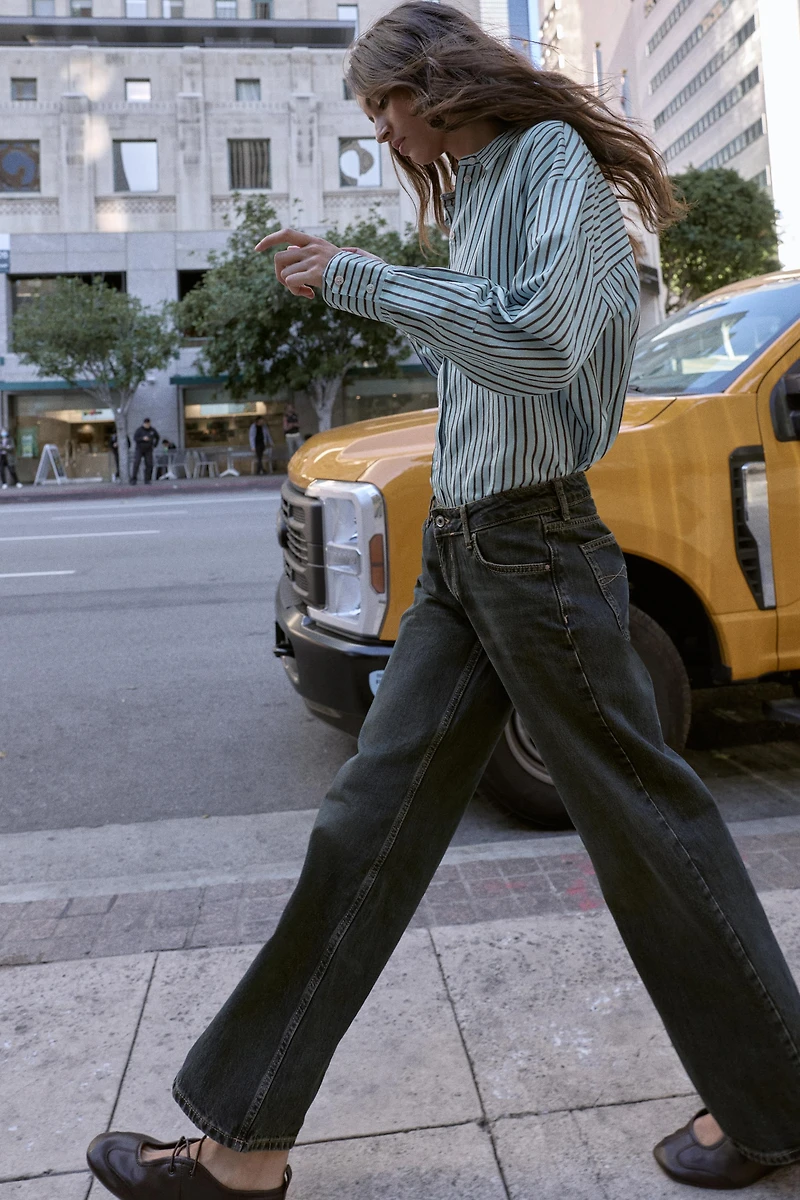 Z1975 WIDE LEG LOW-RISE JEANS