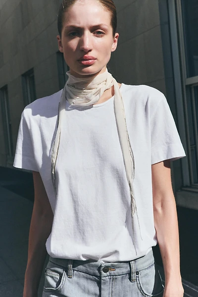 BEADED FRINGE SCARF