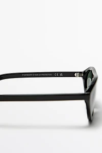 Lunettes de soleil ovales