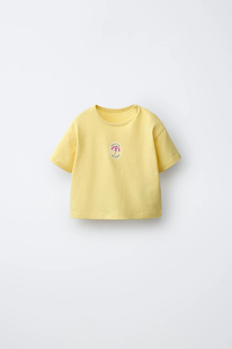 TWO-PACK OF UMBRELLA PRINT T-SHIRTS