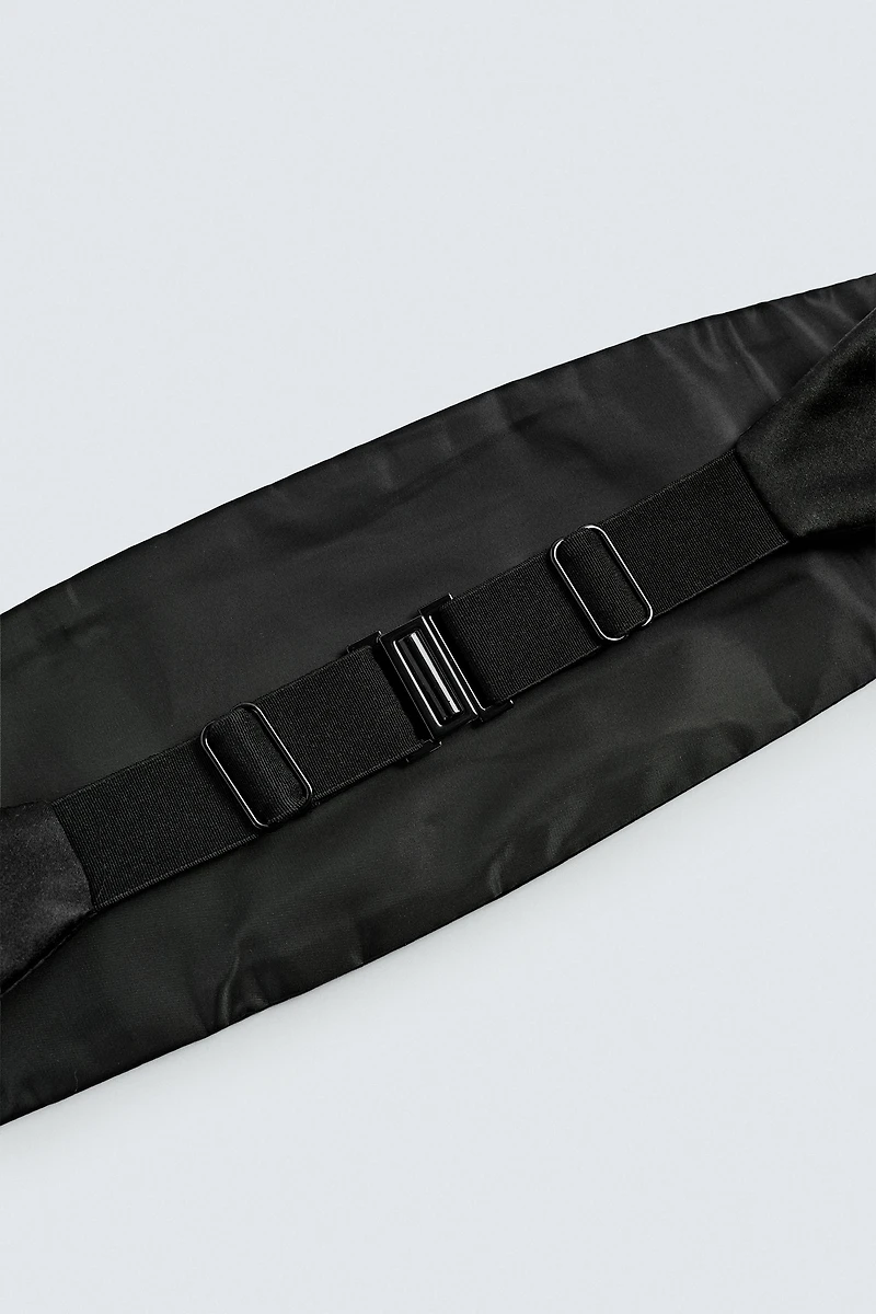 100% SILK TUXEDO CUMMERBUND