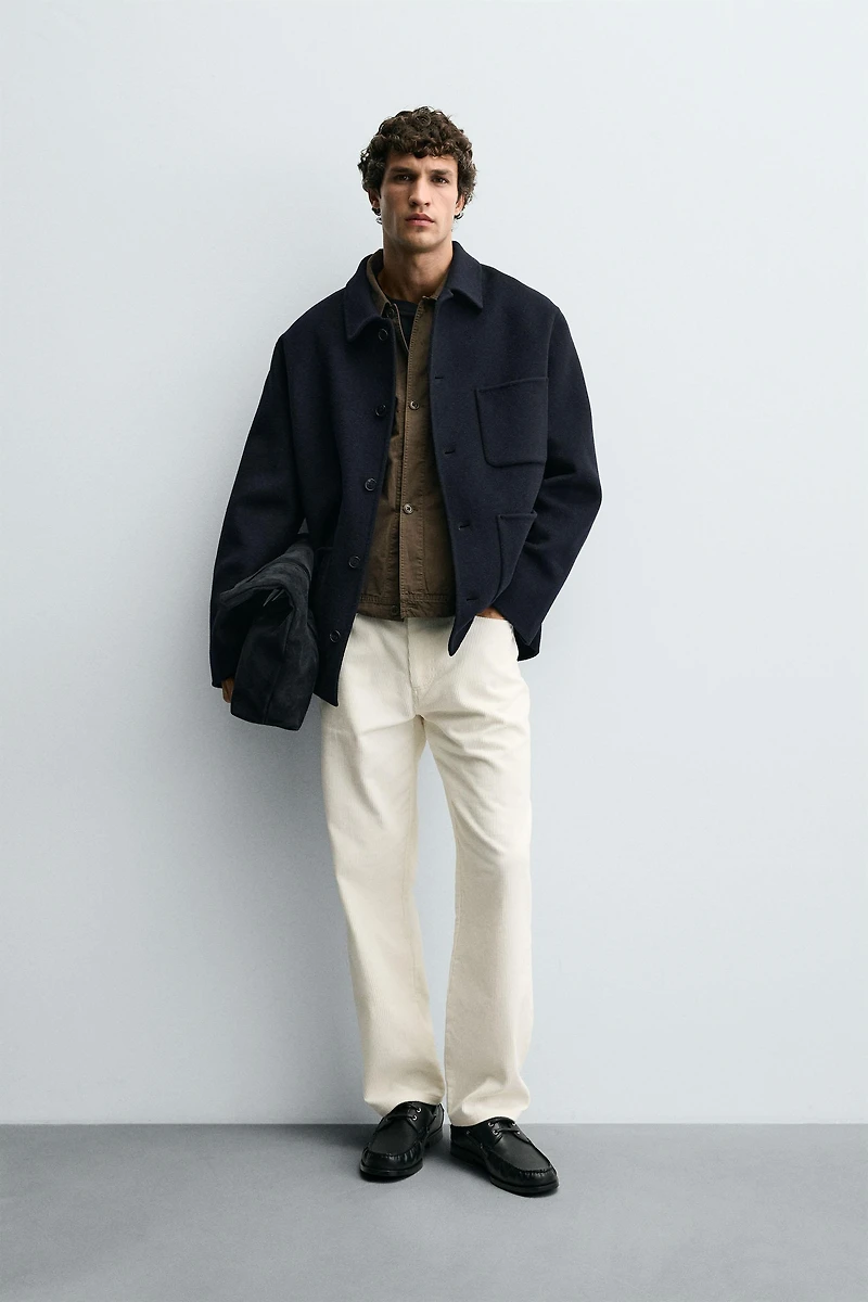 SURCHEMISE LAINE POCHES