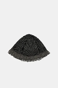 BEADED FRINGE CAP