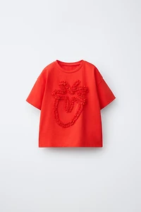 RUFFLY PRINT T-SHIRT