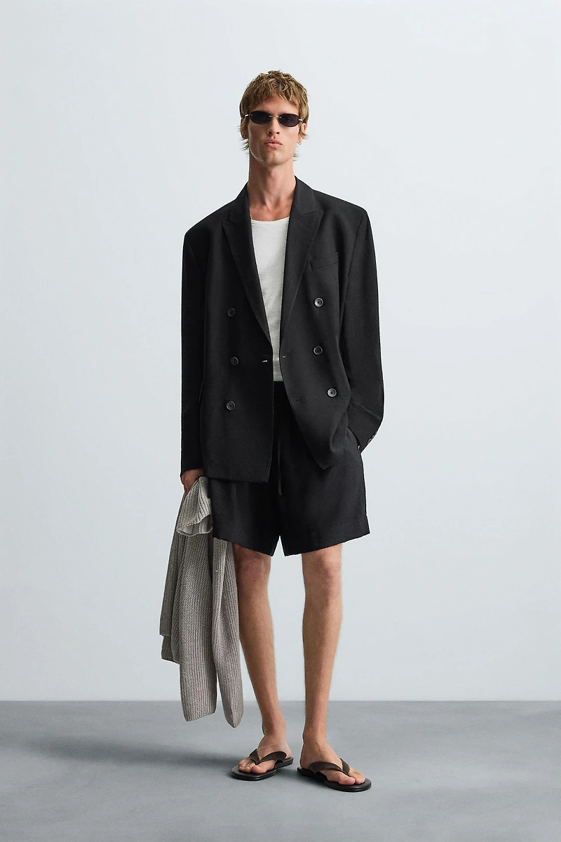 RELAXED FIT FLUID BLAZER