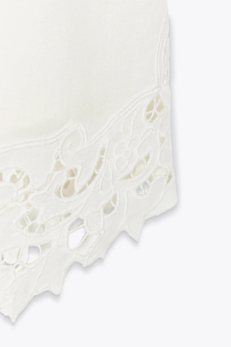 ZW COLLECTION EMBROIDERED EYELET SKIRT