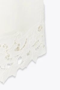 ZW COLLECTION EMBROIDERED EYELET SKIRT