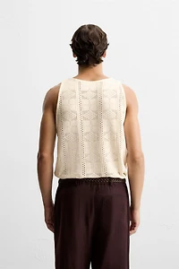 T-SHIRT DÉBARDEUR RÉSILLE