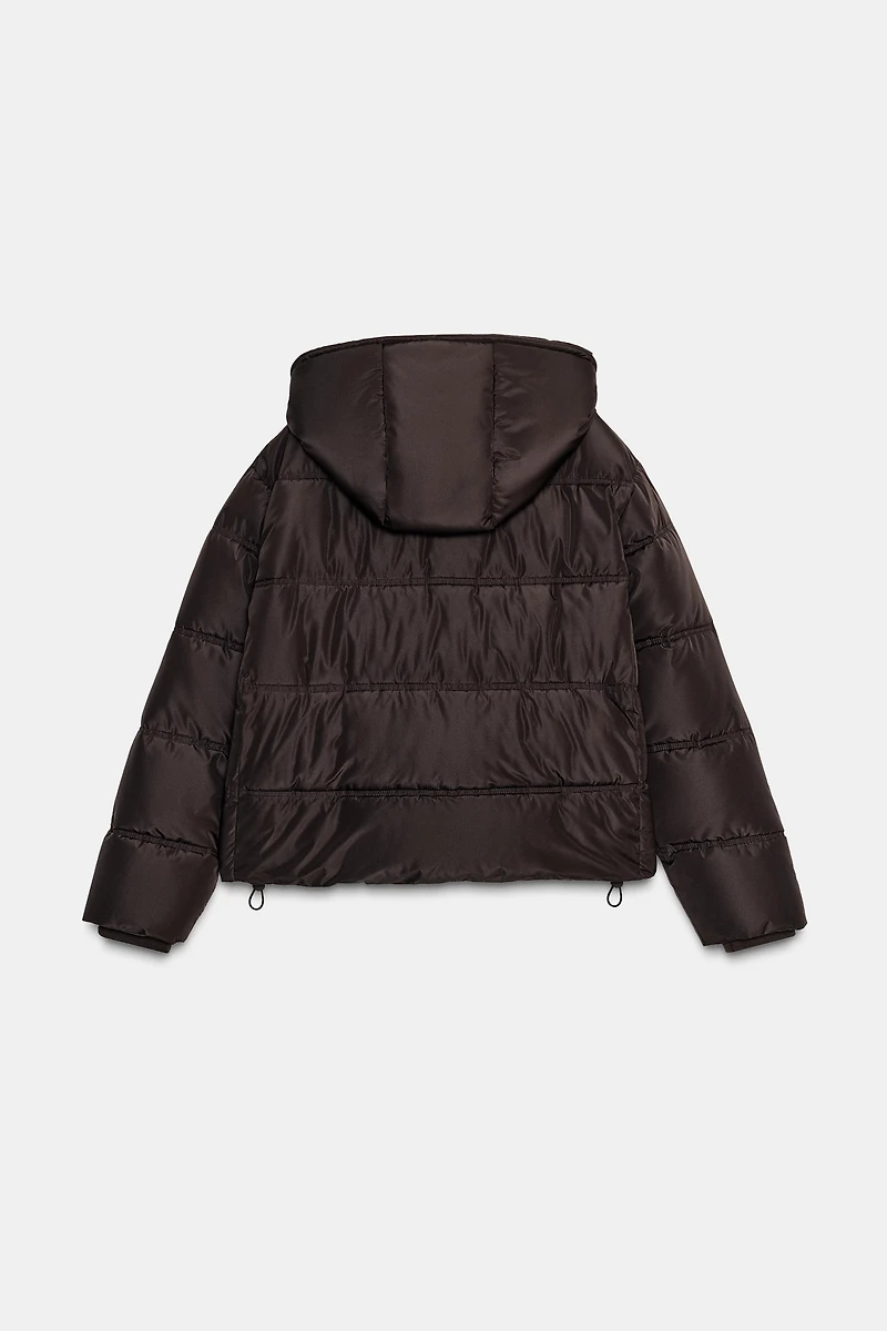 WATER AND WIND PROTECTION SHORT PUFFER ANORAK