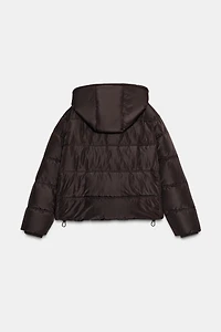 WATER AND WIND PROTECTION SHORT PUFFER ANORAK