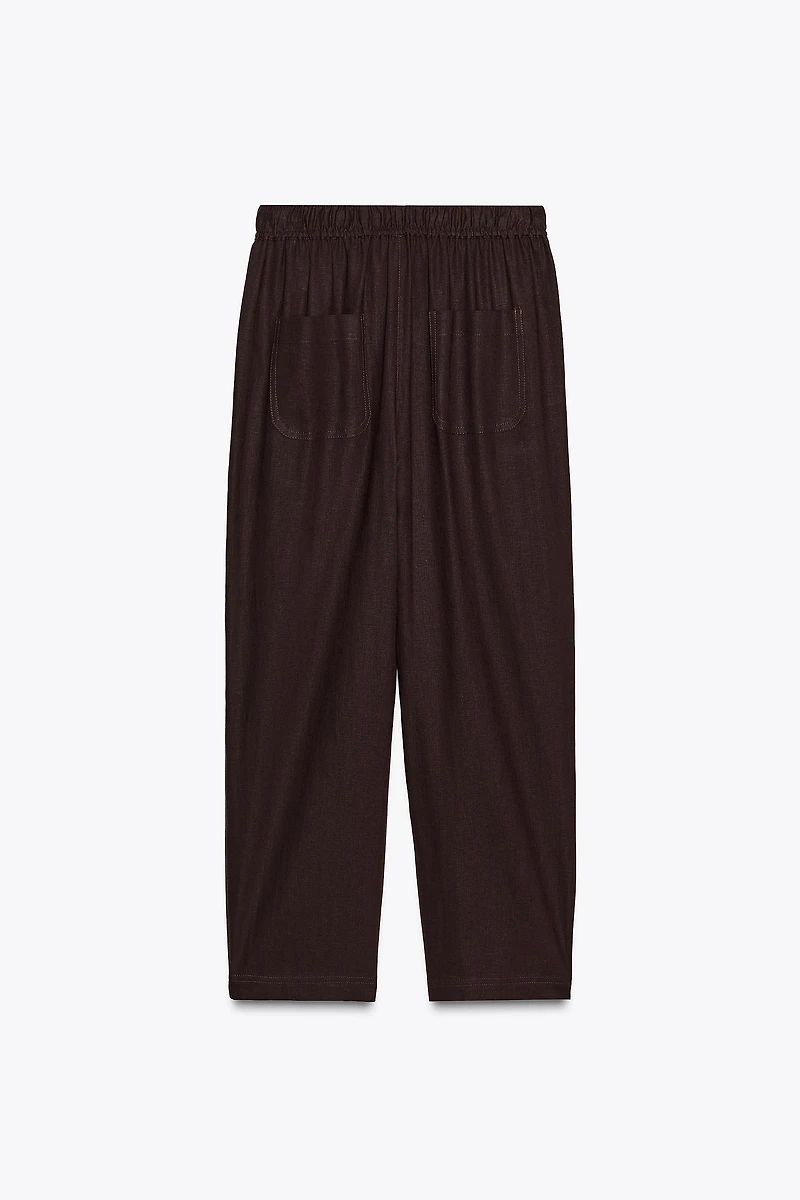 PANTALON AVEC LIN CORDON FANTAISIE
