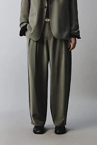 RELAXED FIT SUIT PANTS