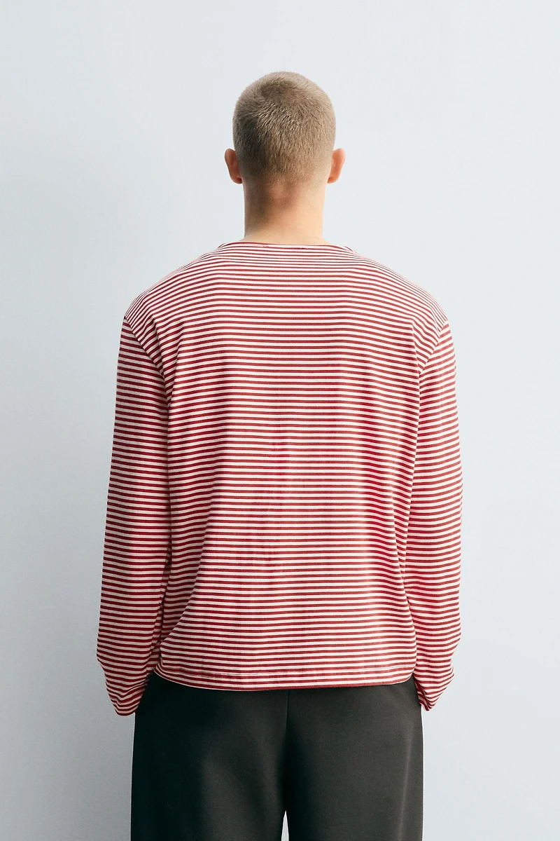 LIMITED EDITION JACQUARD STRIPED T-SHIRT