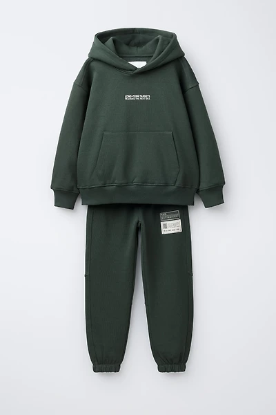 HOODIE AND JOGGER PANTS WITH LABELS SET