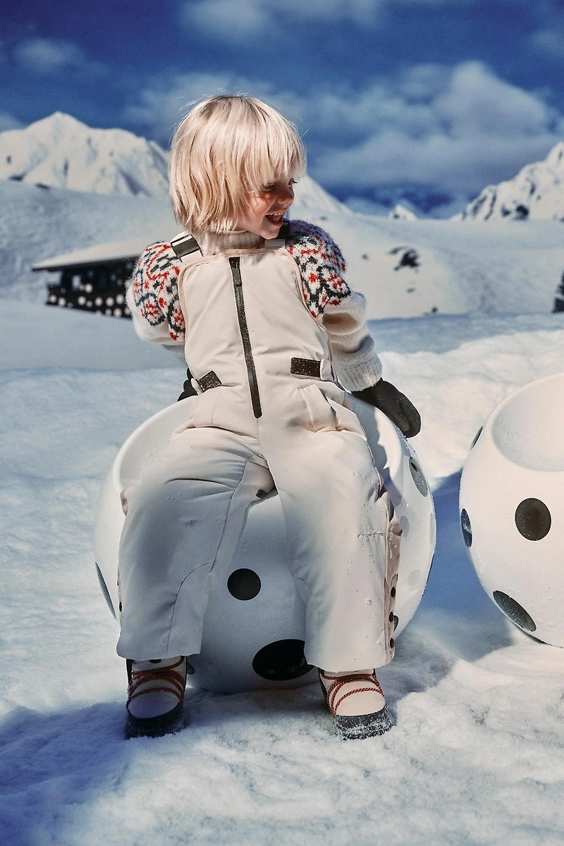 COLOR BLOCK WATER-RESISTANT AND WINDPROOF OVERALLS