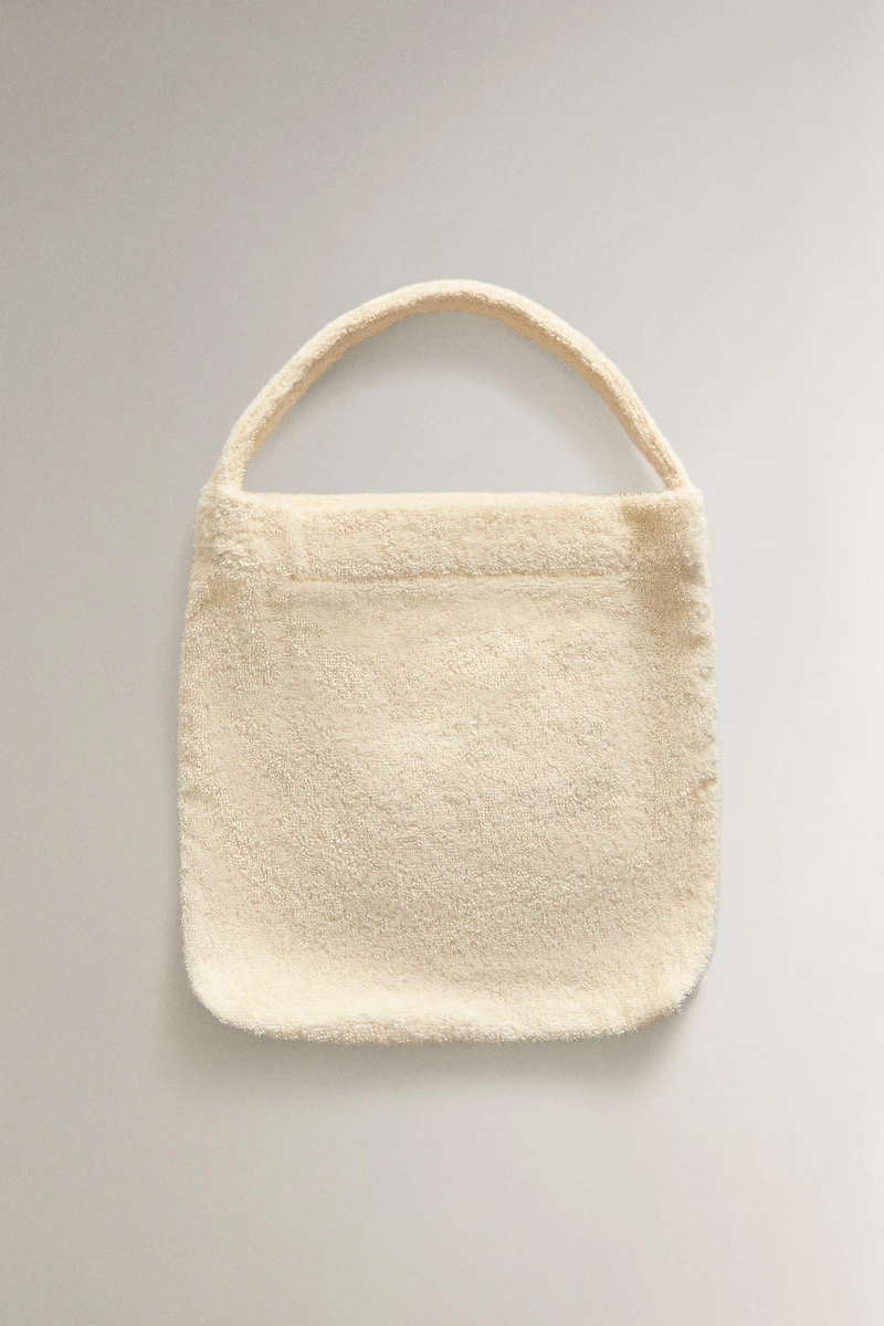 SMALL TERRY BEACH MAKEUP BAG