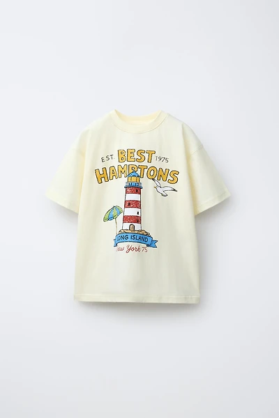 T-SHIRT IMPRIMÉ À MESSAGE