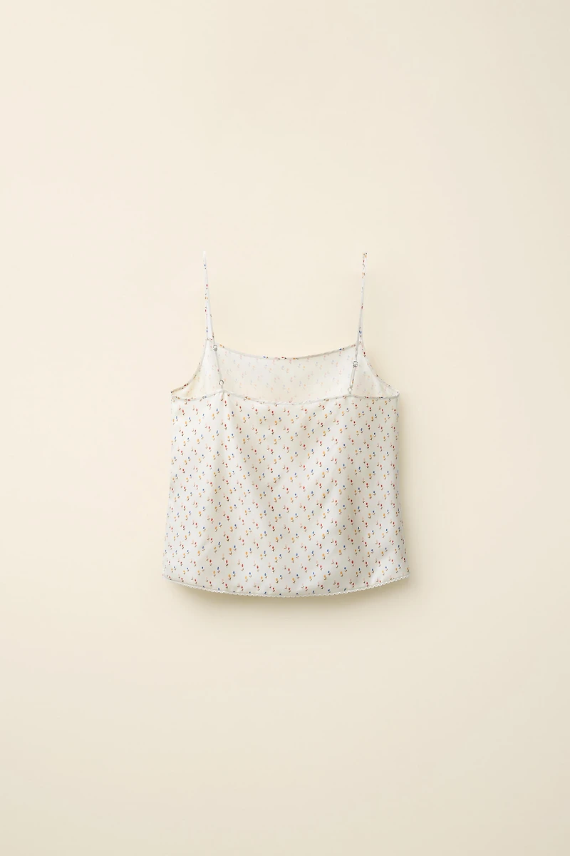 100% SILK TOP CREATED BY CARAMEL LONDON X ZARA