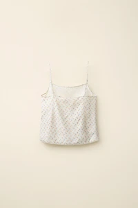 100% SILK TOP CREATED BY CARAMEL LONDON X ZARA
