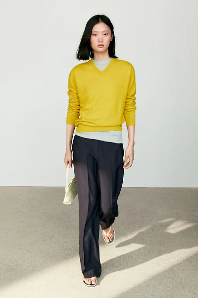 Pantalon droit fluide