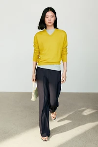 Pantalon droit fluide