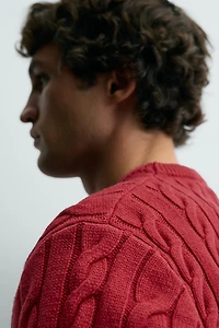 CABLE KNIT JUMPER