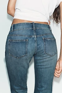 LOW RISE TRF BOOTCUT JEANS