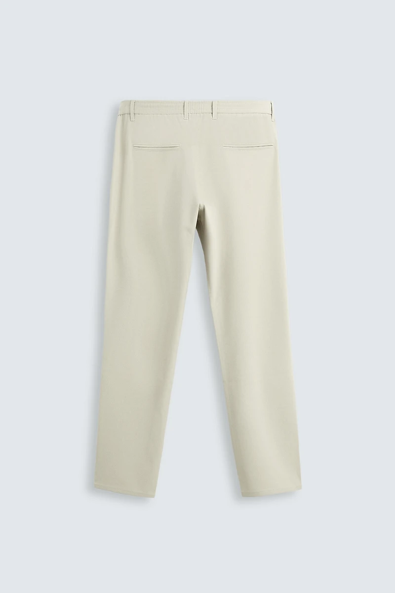 SLIM FIT STRETCH PANTS