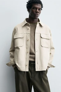 COMFORT TEXTURED OVERSHIRT
