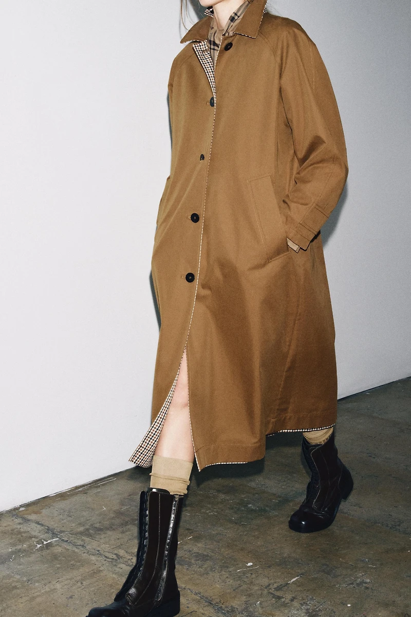 REVERSIBLE TRENCH COAT ZW COLLECTION