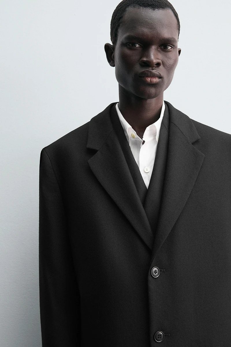 LIGHTWEIGHT 100% WOOL COAT