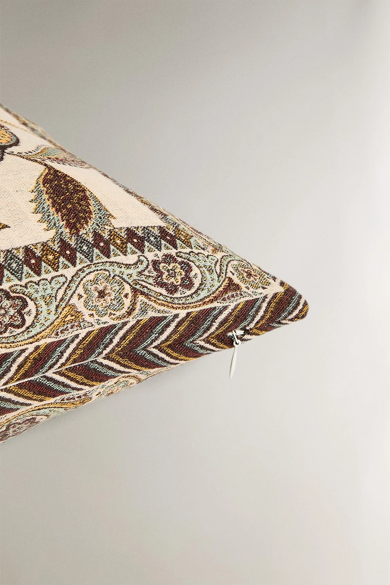 HOUSSE DE COUSSIN JACQUARD