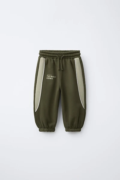 PANTALON JOGGER COULEUR BLOCK