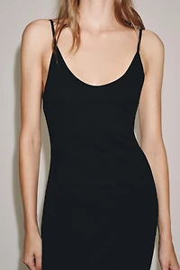 LONG STRAP DRESS