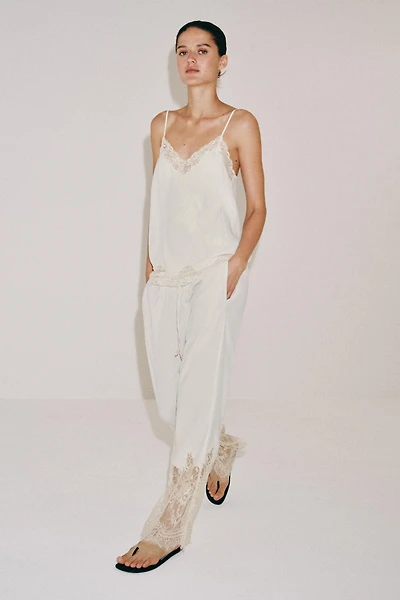 ZW COLLECTION LACE PAJAMA PANTS