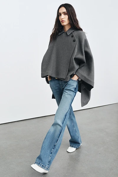 CAPE AVEC LAINE ZW COLLECTION ÉDITION LIMITÉE