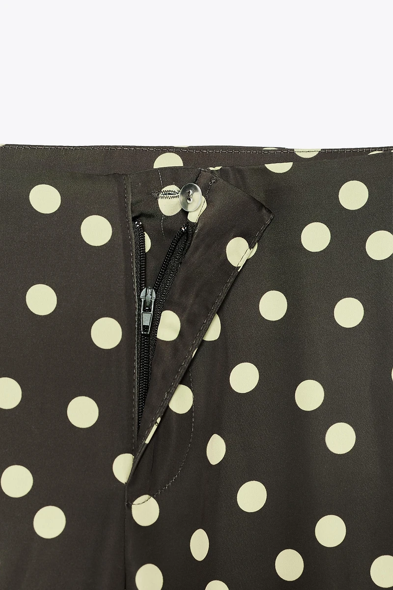 SATIN FLARE PANTS