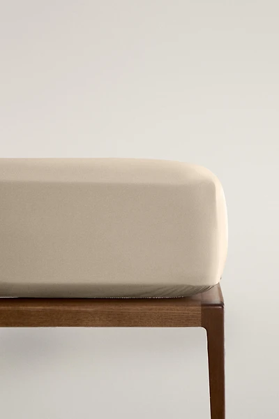 PERCALE FITTED SHEET | 40 CM HIGH (300 THREAD COUNT)