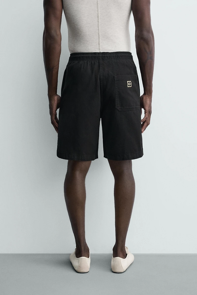WASHED RELAXED FIT SHORTS