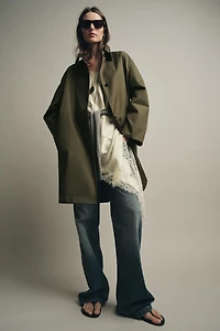 WATER REPELLENT TRENCH COAT ZW COLLECTION