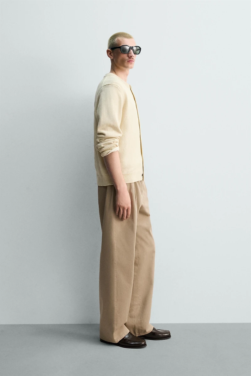 GILET REGULAR FIT COTON-LIN