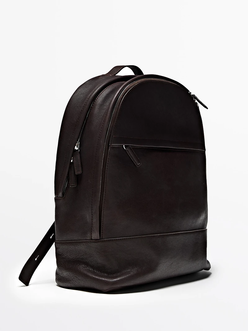 Sac à dos en cuir nappa
