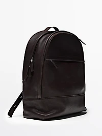 Sac à dos en cuir nappa