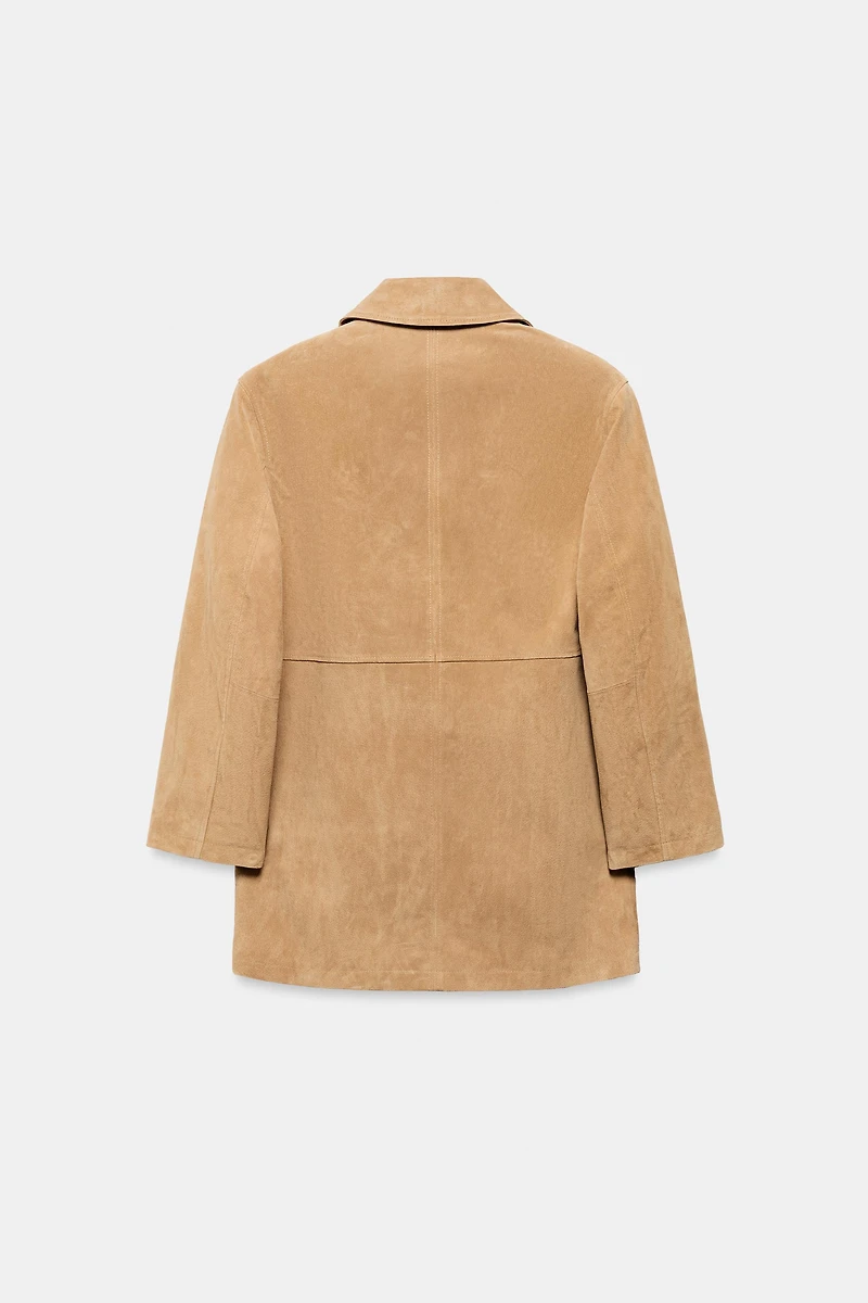 100% SUEDE LEATHER JACKET