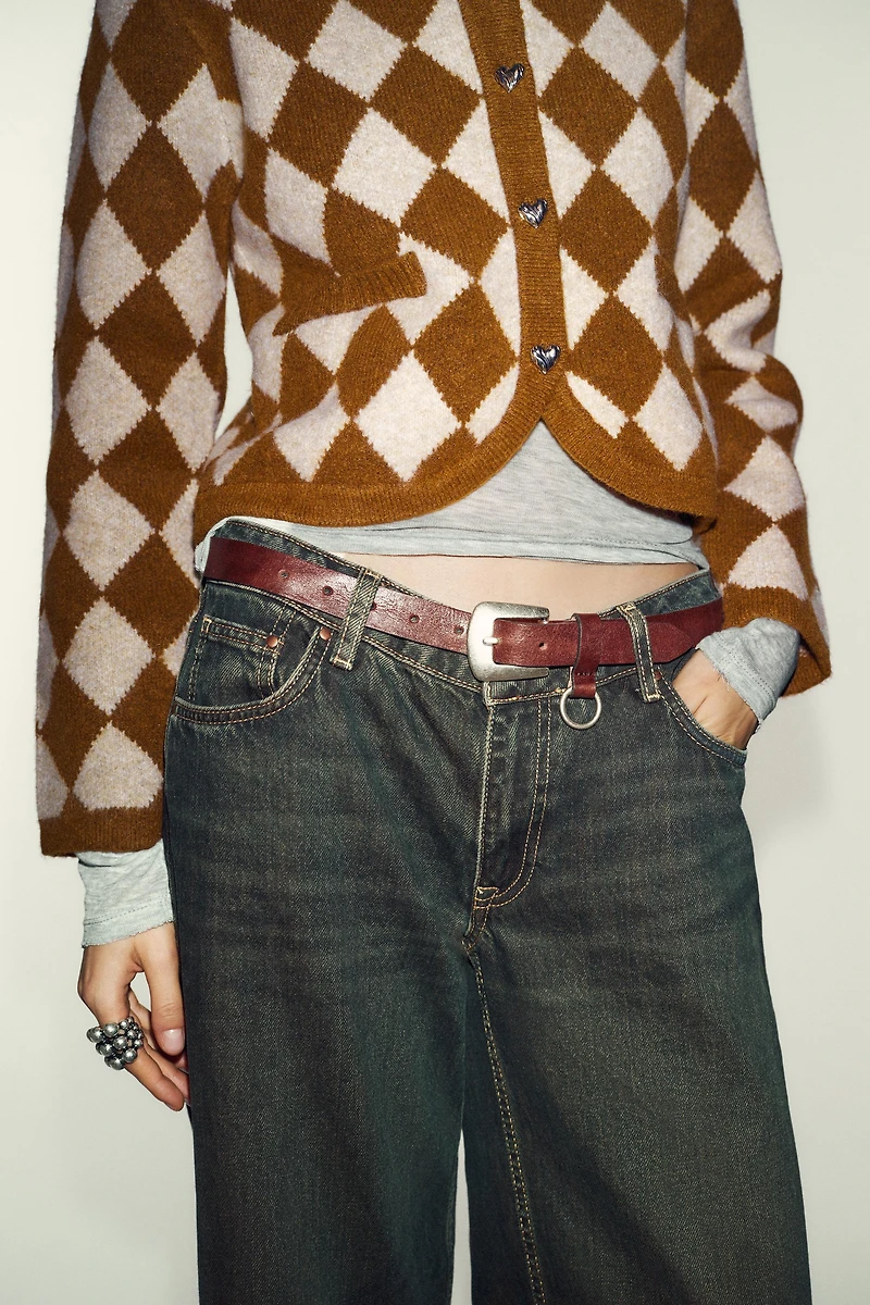 JACQUARD ARGYLE CARDIGAN