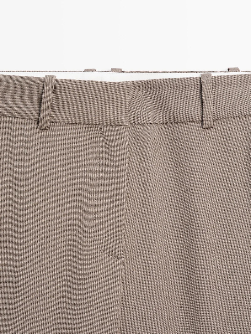 Pantalon tailleur en laine - LIMITED