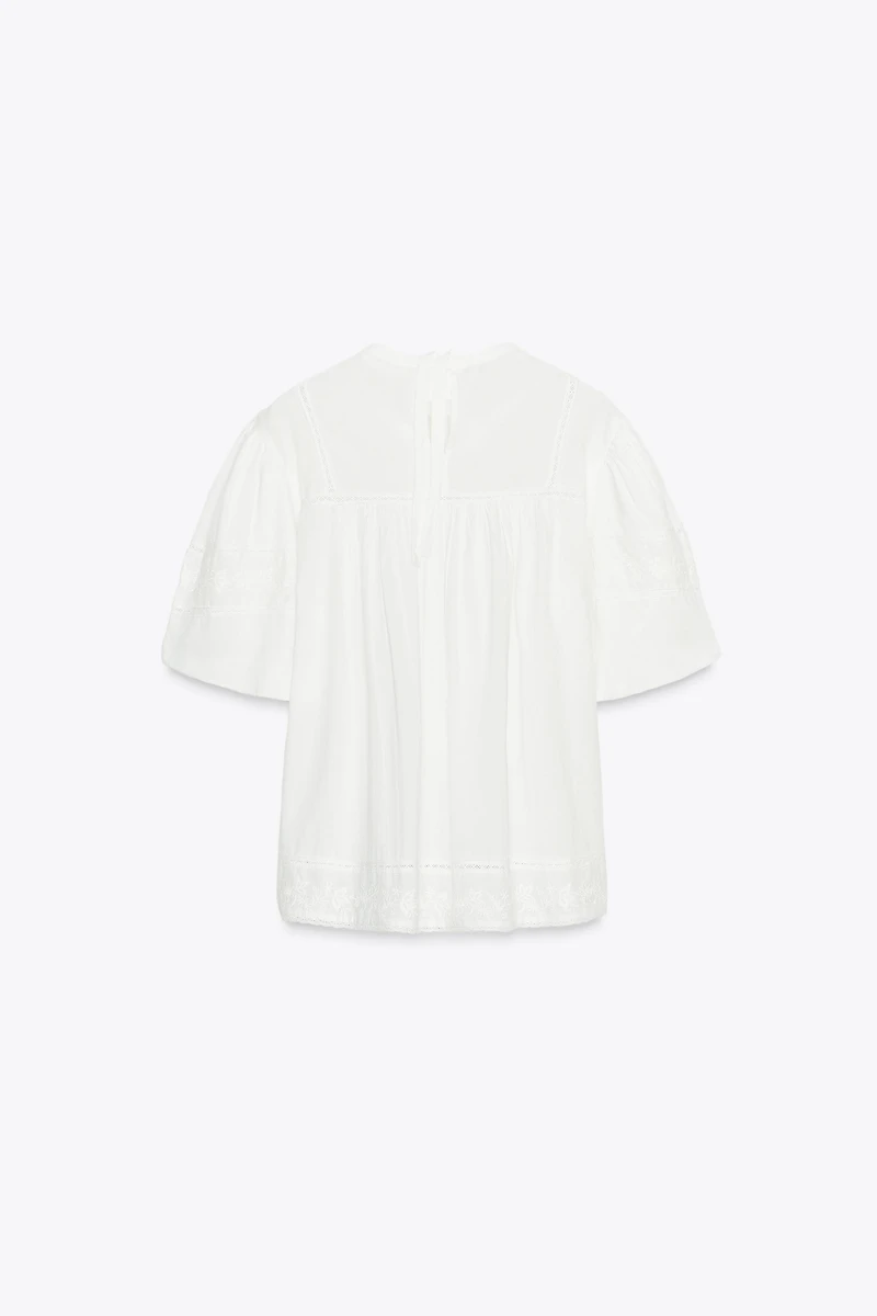 BLOUSE ROMANTIQUE BRODÉE ZW COLLECTION